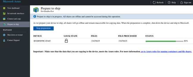 amazon glacier drive shipping