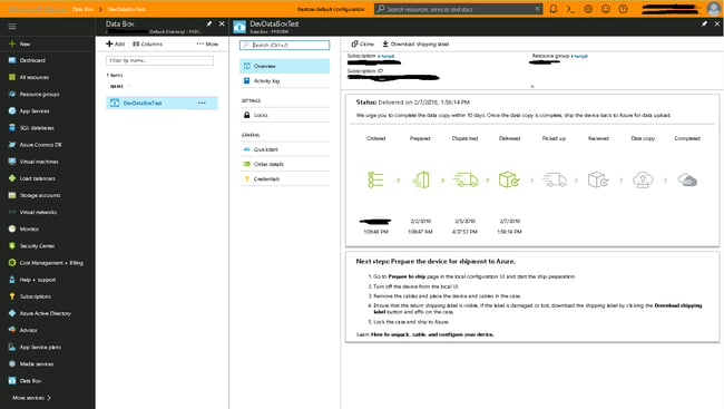 azure data box pricing