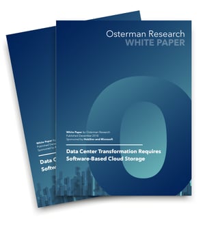 White paper thumbnail: Osterman Research - Data Center Transformation Requires Software-Based Cloud Storage